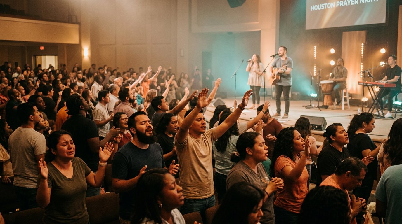 Houston Christian Worship Gatherings and Prayer Nights